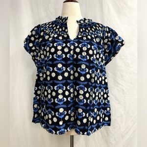 Ann Taylor Floral Print Sleeveless Top